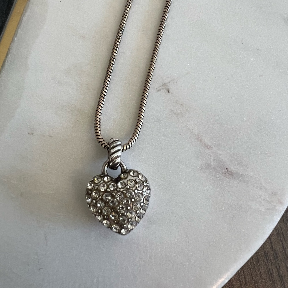 Brighton Silver Heart Pendant Necklace